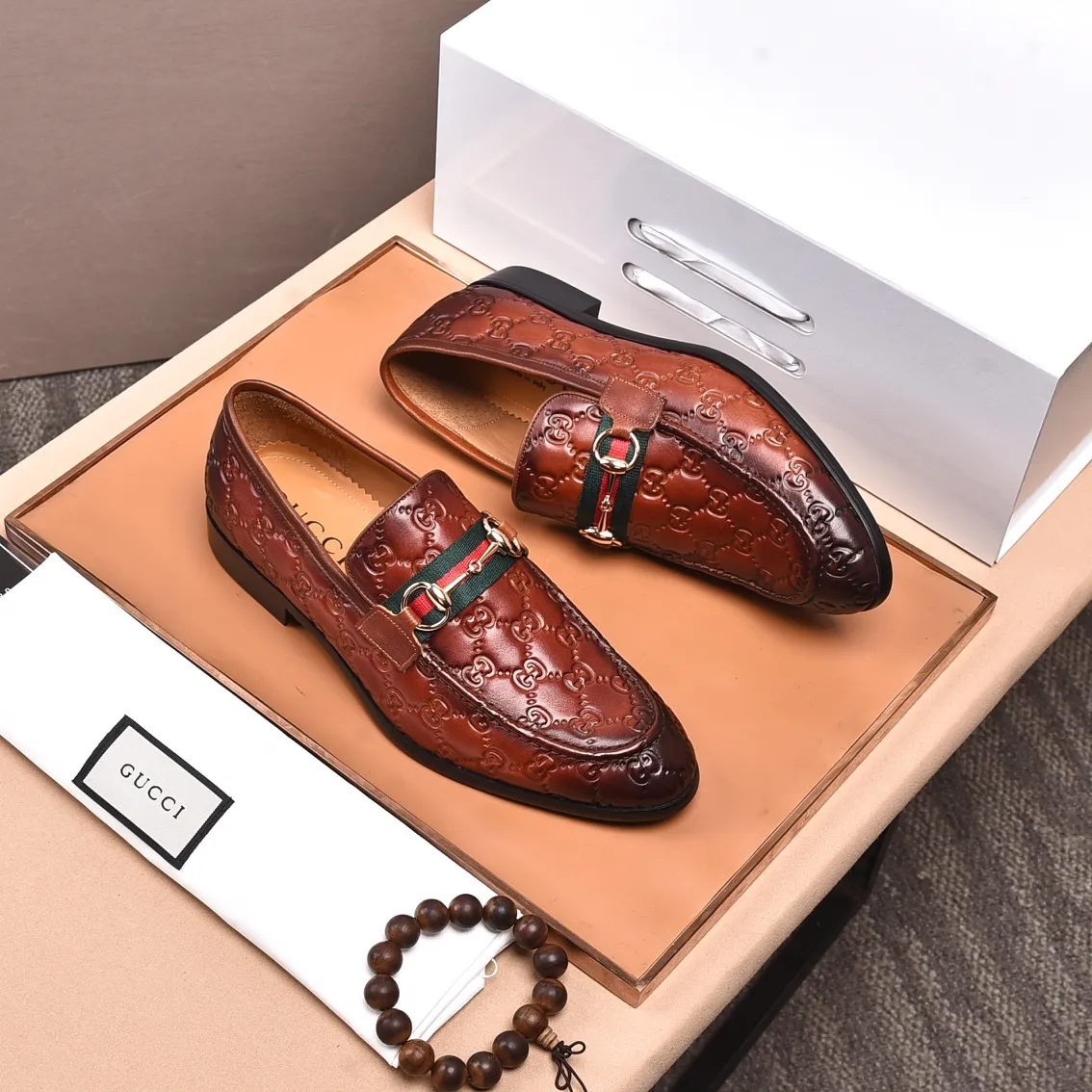 Men's shoes💰540📛📛Original (water-dyed cowhide) Gucci GUCCI official website formal shoes🌀 Italian🇮🇹imported cowhide➕top imported water-dyed cowhide lining💋Finely handmade original bottom, the real thing looks better when photographed in person Standard size 38-44